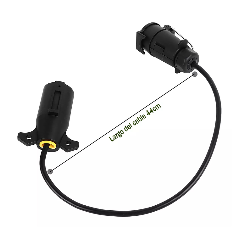 Adaptador Enchufe Vehículo Americano Remolque Europeo 7 pines 4