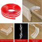 Protector Transparente Borde Esquina Para Mesa Muebles 6mtrs - Miniatura 5