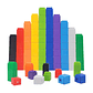 Cubos Conectores Para Matemática 100 unidades Método Singapur - Miniatura 1