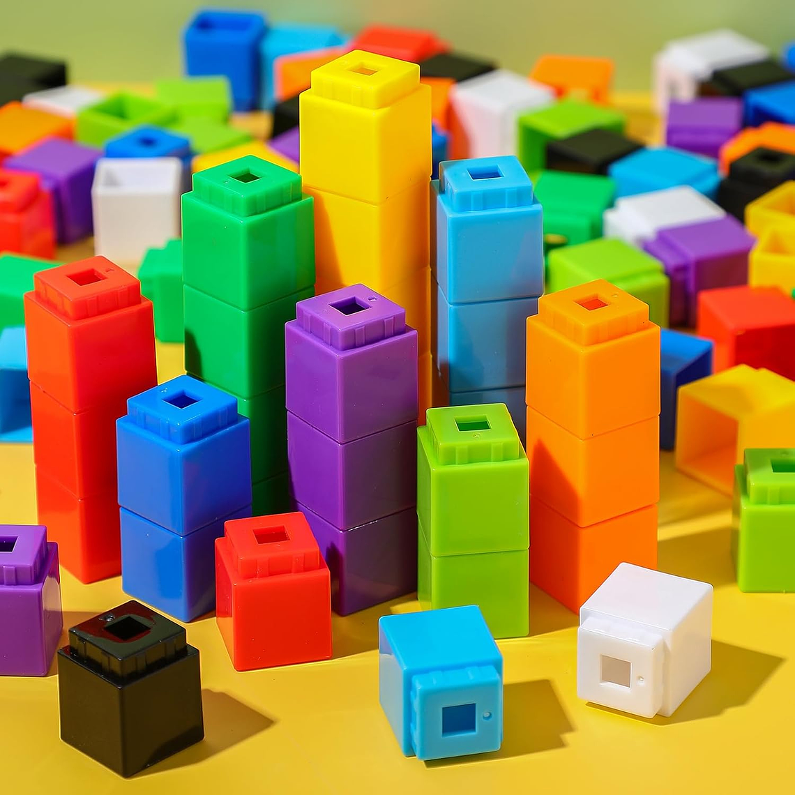 Cubos Conectores Para Matemática 100 unidades Método Singapur 5