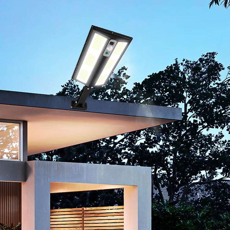 Foco Led Solar Ip65 Con Sensor De Movimiento 6