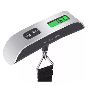 Pesa Balanza Digital Maleta Para Colgar 50kg Con Luz
