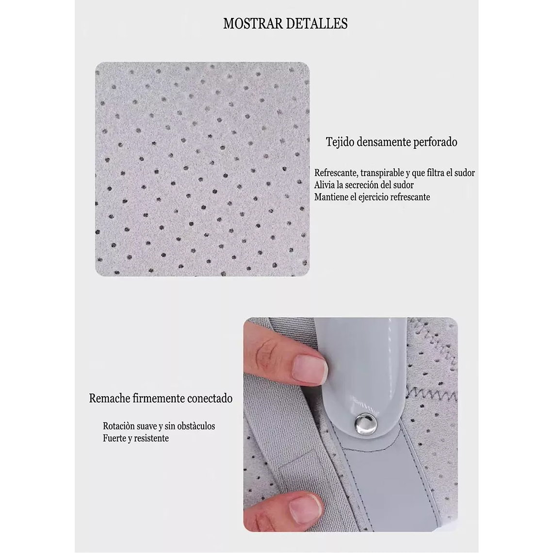 Estabilizador Tobillera Transpirable Con Soportes Laterales 6