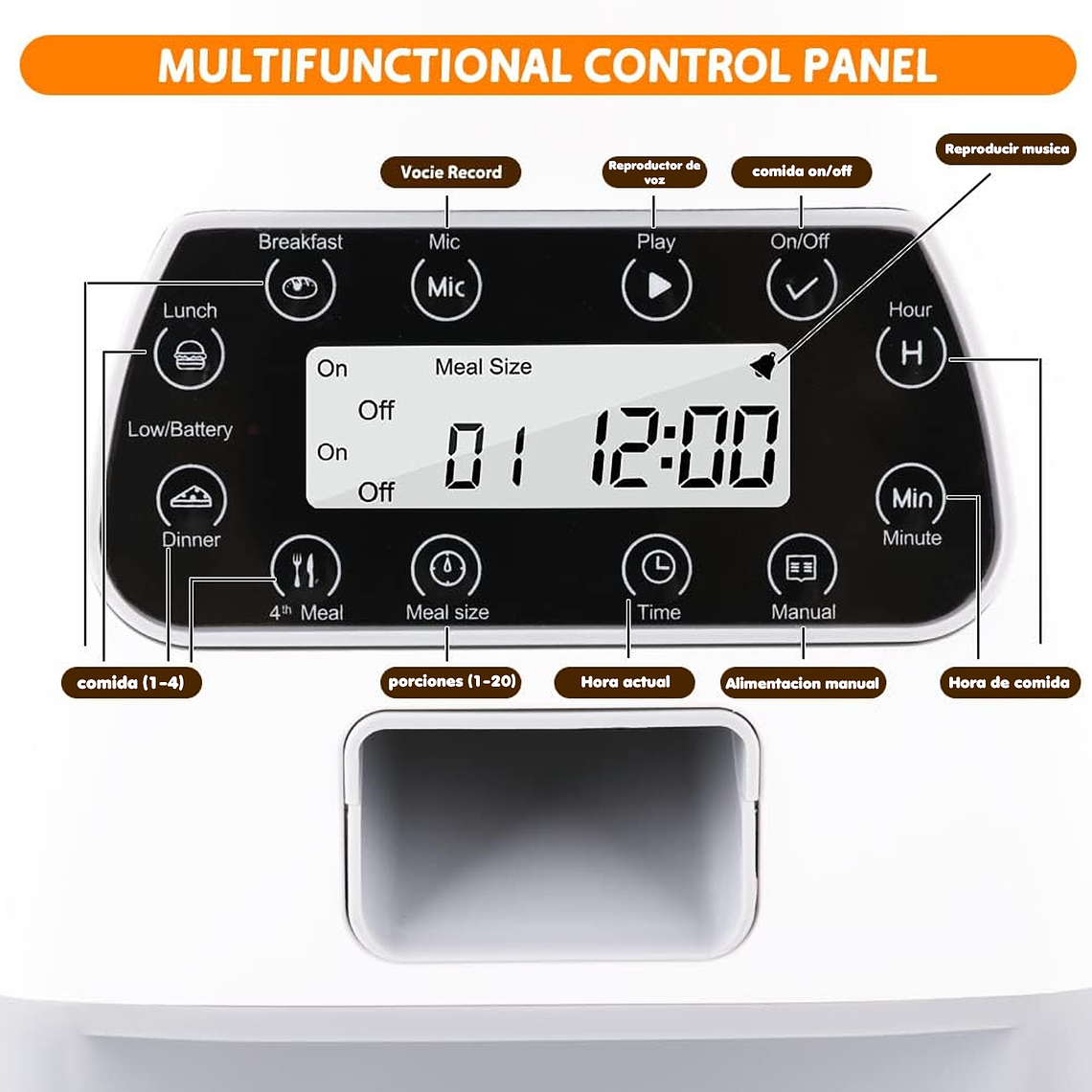 Dispensador Automático De Alimentos Para Mascotas 2