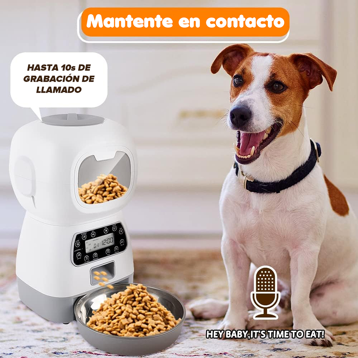 Dispensador Automático De Alimentos Para Mascotas 4