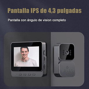 Citofono Timbre Camara Inalambrico Con Pantalla 4.3 Lcd