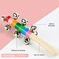 Set 8 Instrumento Musicales Montessori Madera Para Niños - Miniatura 4