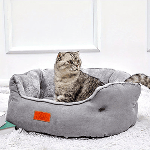 Cama Ultrasuave Antiestres Para Mascota Perros Gatos