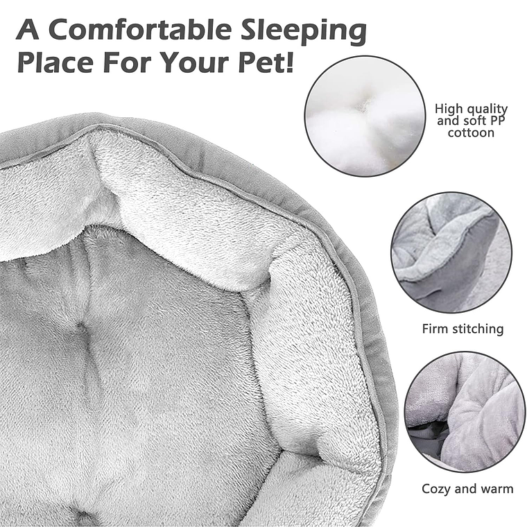 Cama Ultrasuave Antiestres Para Mascota Perros Gatos 5