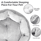 Cama Ultrasuave Antiestres Para Mascota Perros Gatos - Miniatura 5