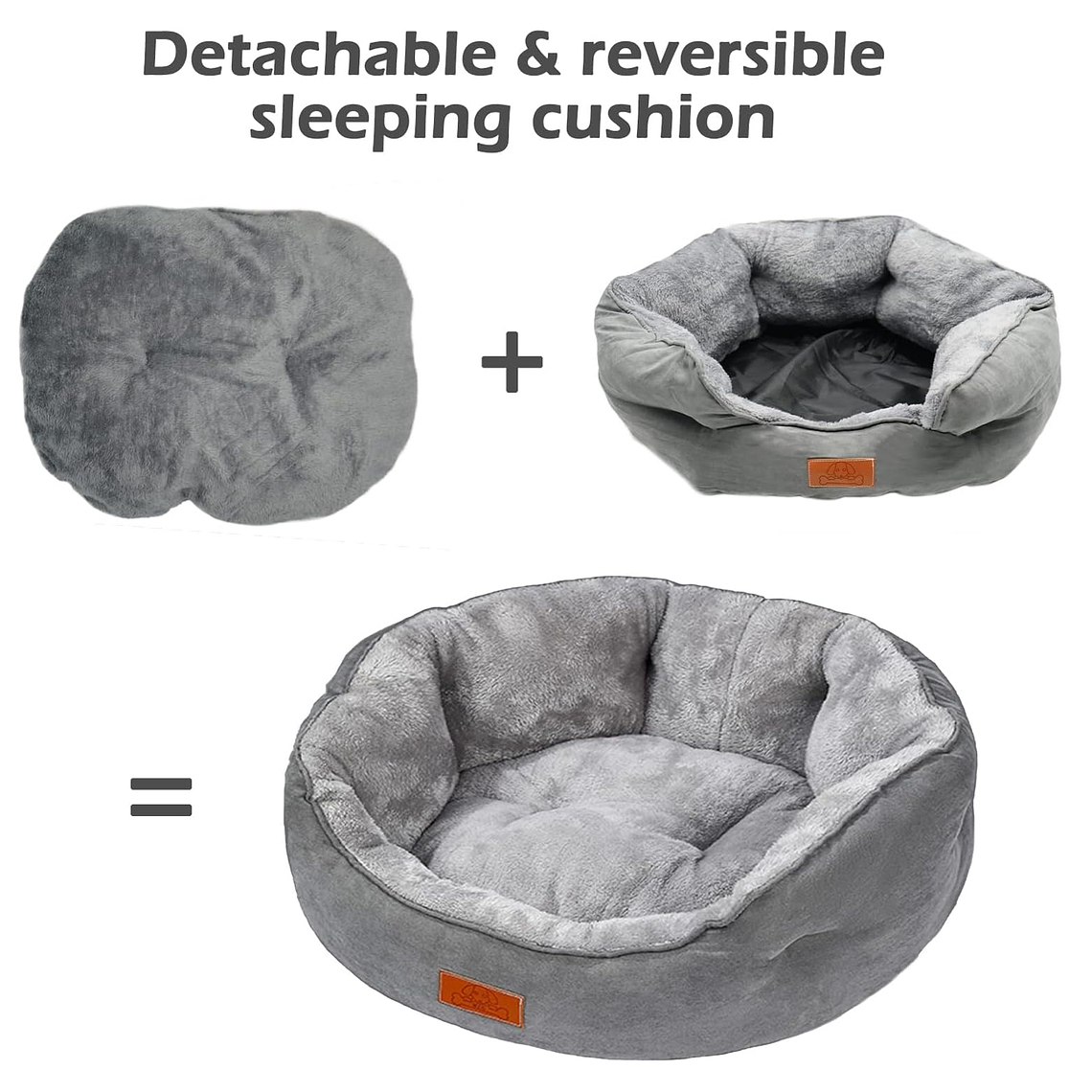 Cama Ultrasuave Antiestres Para Mascota Perros Gatos 6