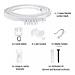 Riel Para Cortina De Techo Riel Flexible Soporte 3mts - Miniatura 5