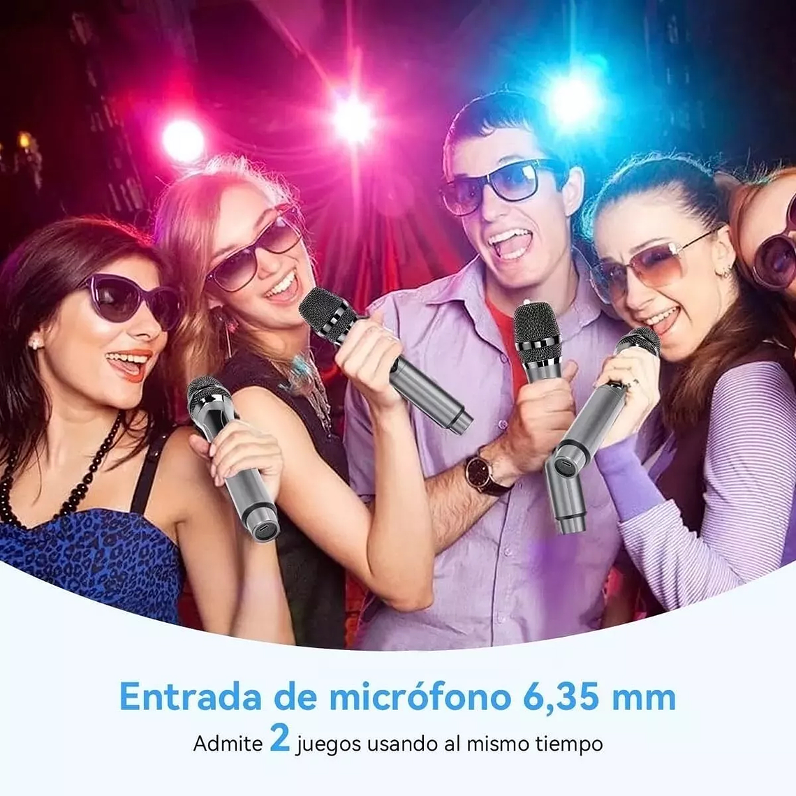 Micrófono Inalámbrico Profesional Karaoke Kit 2pcs 2