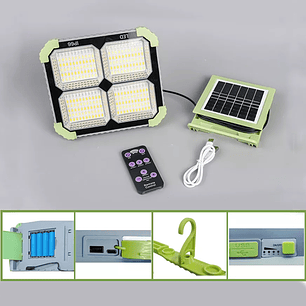 Reflector Led Portátil Recargable Panel Y Usb 4tipos De Luz