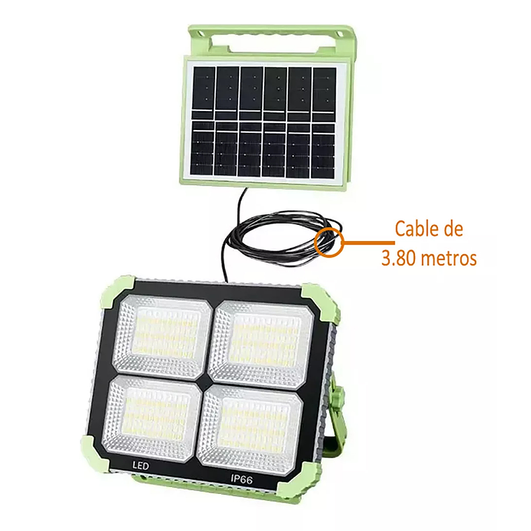 Reflector Led Portátil Recargable Panel Y Usb 4tipos De Luz 3