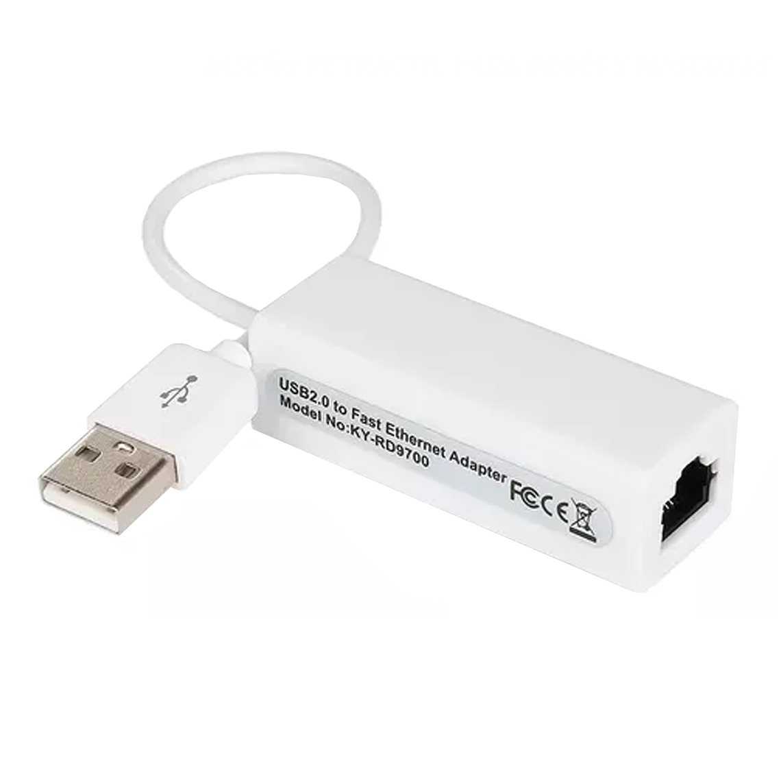 Adaptador Tarjeta De Red Lan Rj45 Usb 2.0 1