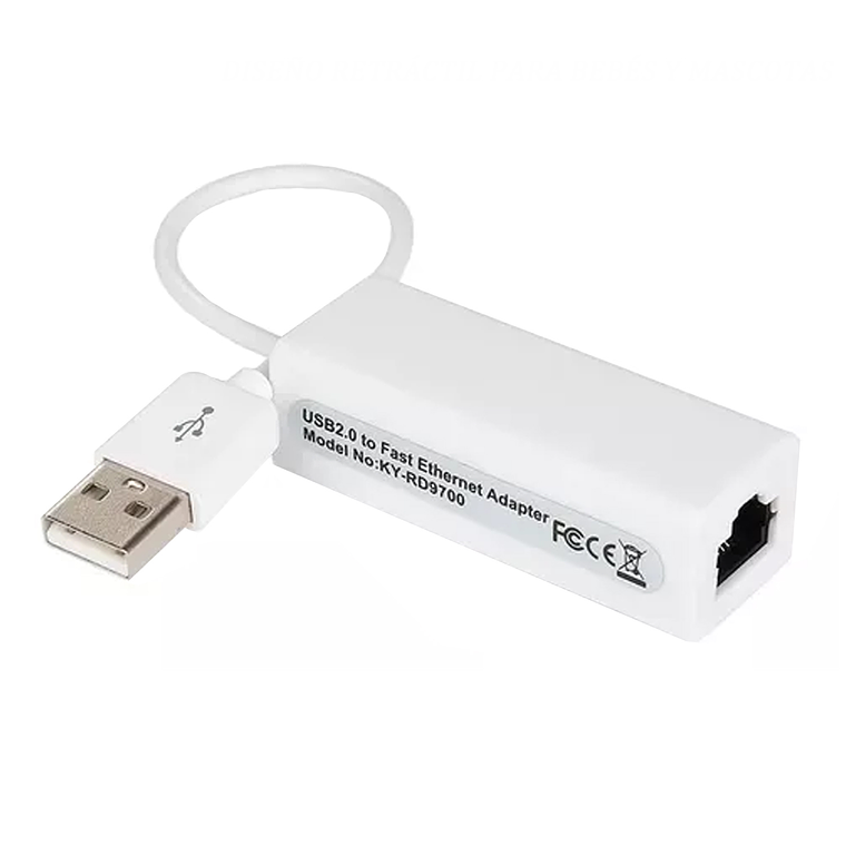 Adaptador Tarjeta De Red Lan Rj45 Usb 2.0 1