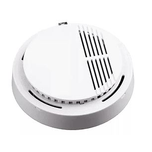 Detector De Humo Inalámbrico A Batería De 9 Volts