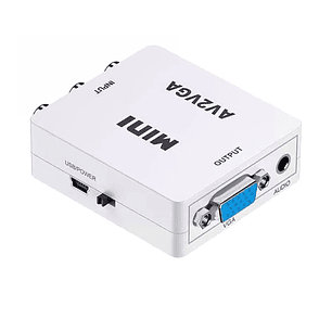 Adaptador Conversor Av A Vga