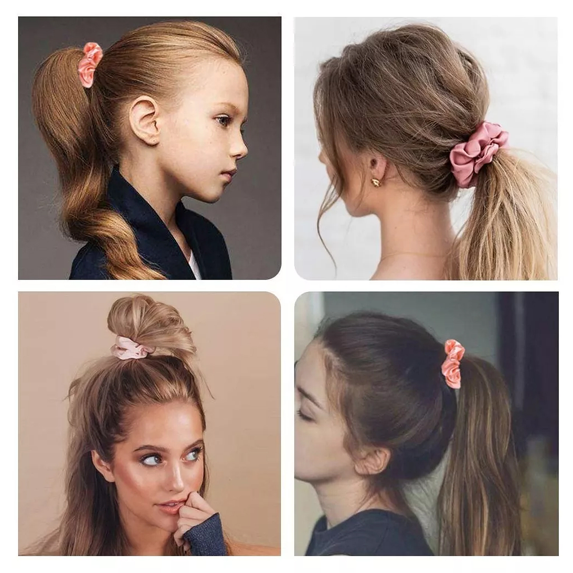 Set 50 Colets Surtido Para El Pelo De Satén 4