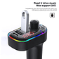 Transmisor Bluetooth Dual Usb Mp3 Type C Auto - Miniatura 4