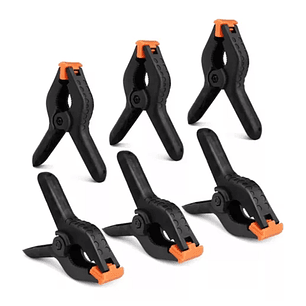 Pack De 6 Pinzas Alicate Tipo Prensas 4 Pulgadas