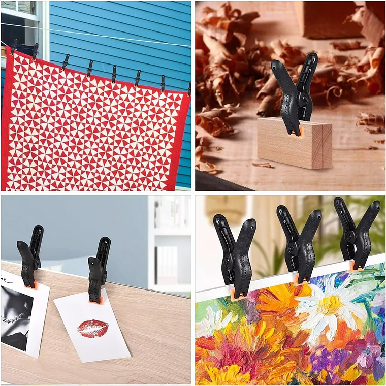 Pack De 6 Pinzas Alicate Tipo Prensas 4 Pulgadas 5