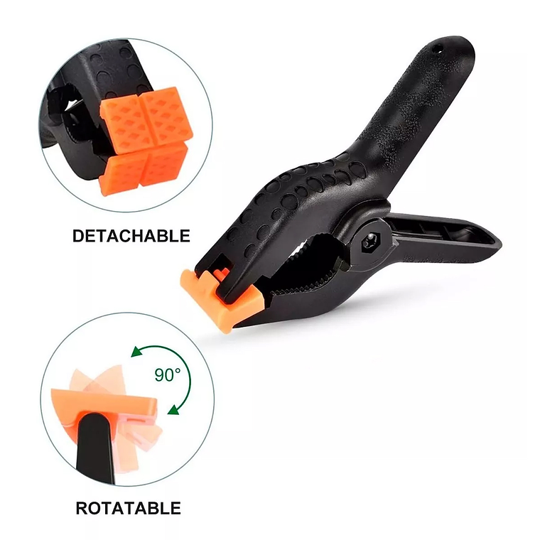 Pack De 6 Pinzas Alicate Tipo Prensas 4 Pulgadas 4