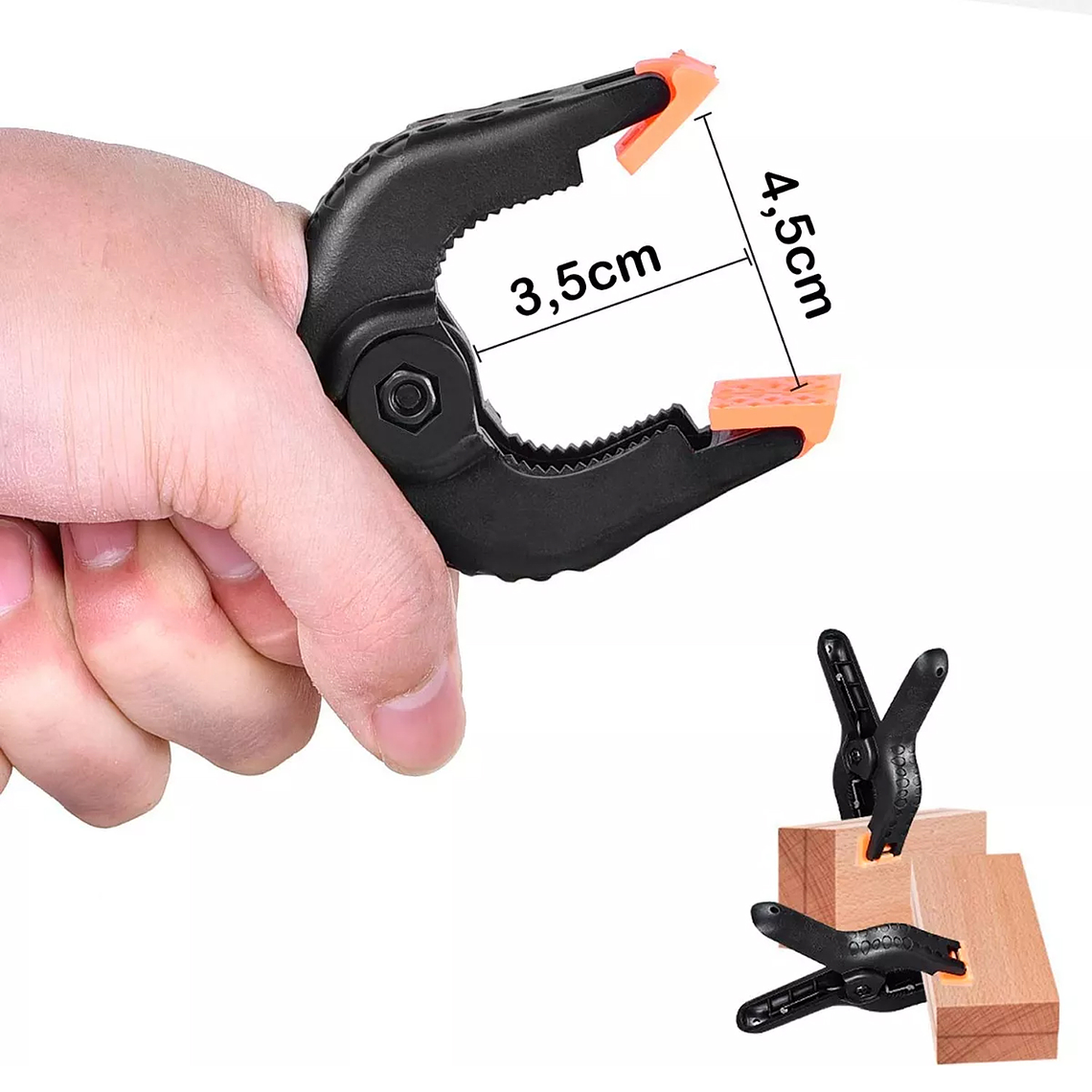 Pack De 6 Pinzas Alicate Tipo Prensas 4 Pulgadas 6