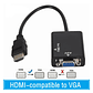 Adaptador Cable de Conversión Hdmi A Vga + Audio Hd - Miniatura 4