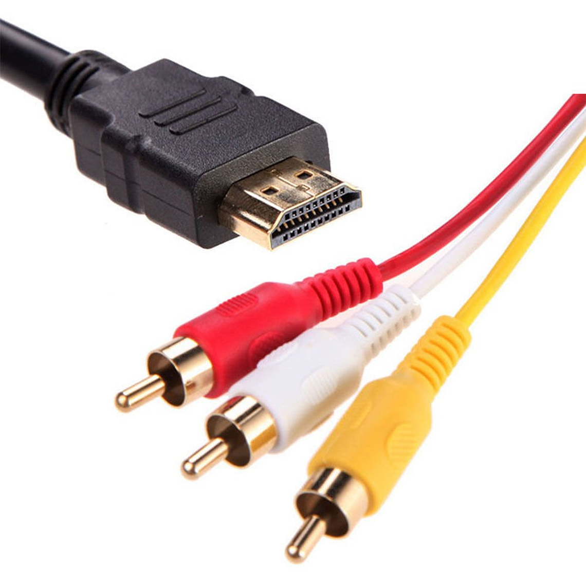 Cable Hdmi A 3 Rca Digital Audio Video Macho 1.5 Mts 2