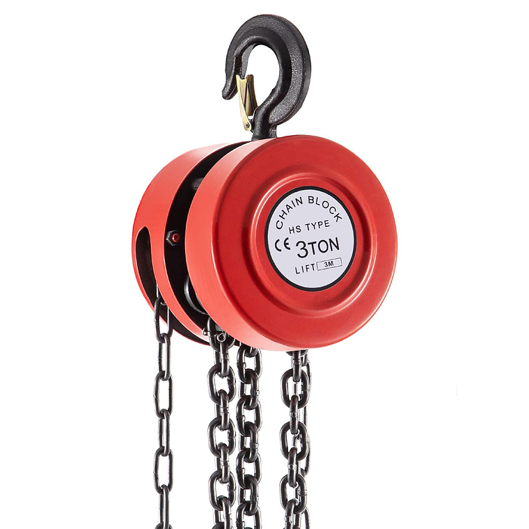 Tecle Polipasto Manual Con Cadena 3 Toneladas X3 Metros 1