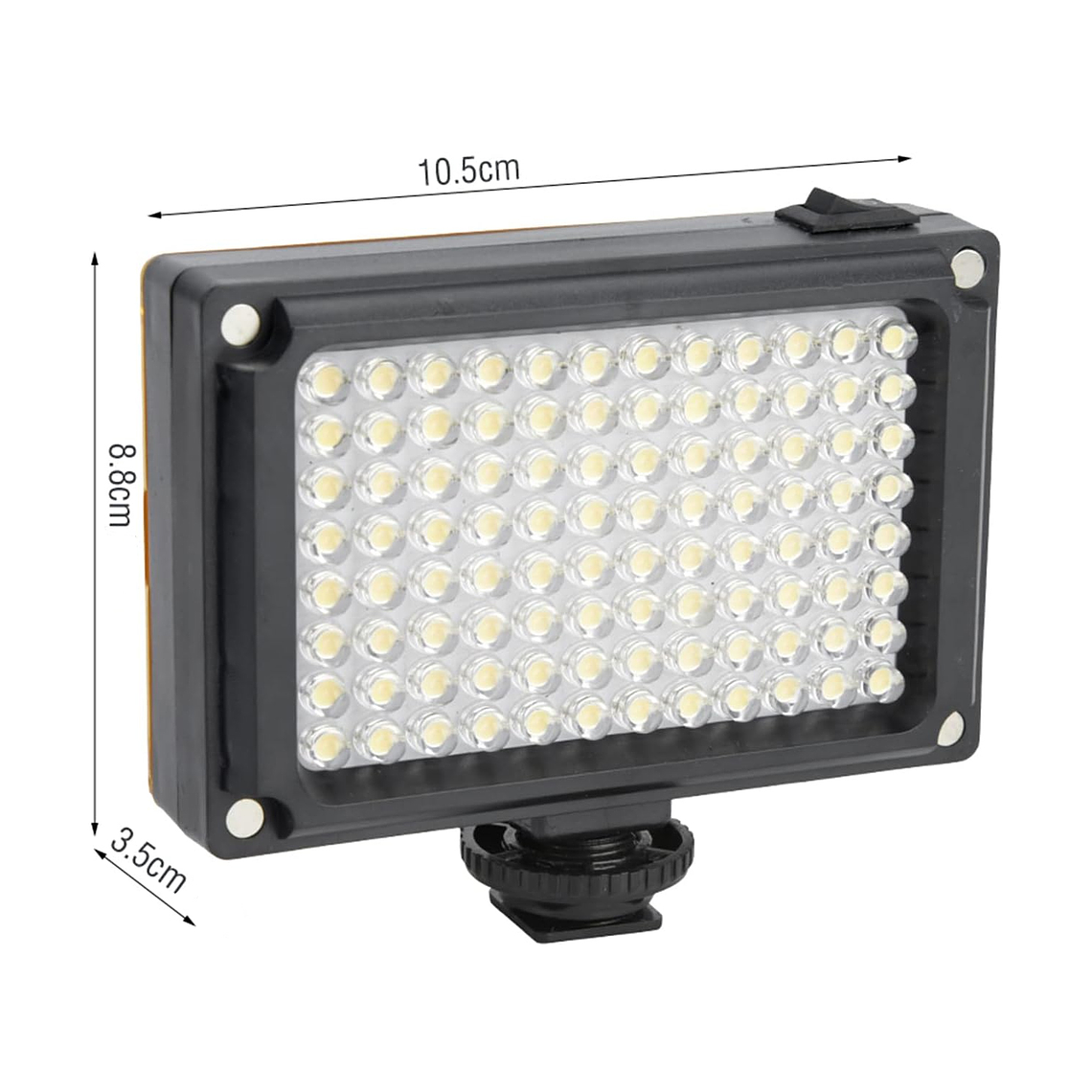 Foco De Cámara 96 Led Flash Batería Con 2 Filtros 4