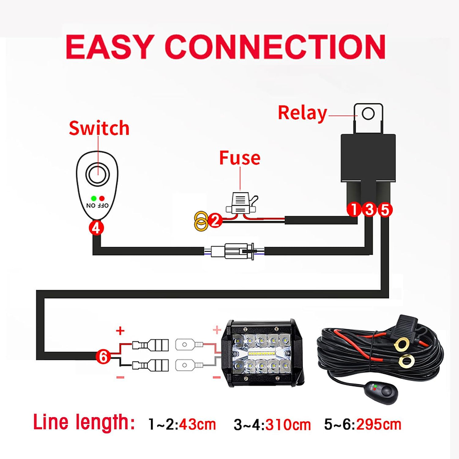 Cableado De Control Remoto Para Luz Led Relé