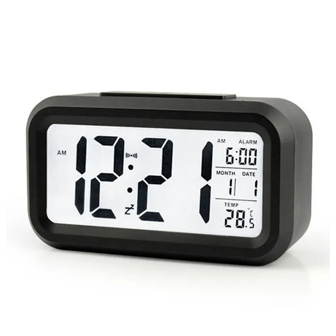 Reloj Despertador Pantalla Led Feha Temperatura Alarma 4