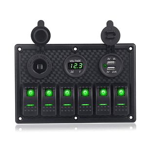Panel Interruptor Led Encendido 12v A 24v