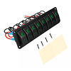 Panel Interruptor Led Encendido 8 Conectores 12v A 24v