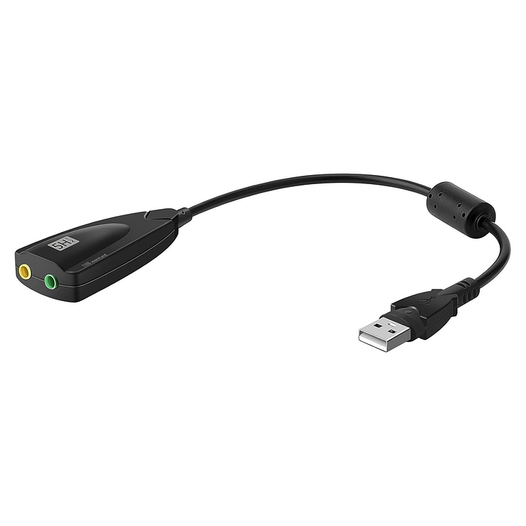 Tarjeta De Sonido Usb 3d Virtual 5hv2 7.1 1