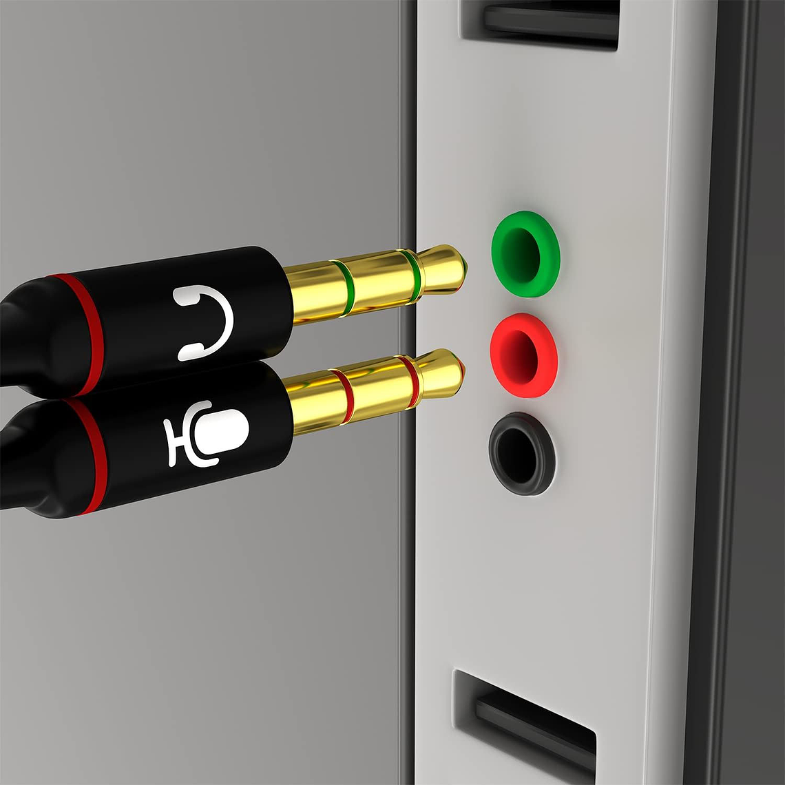 Cable Adaptador 3.5mm Para Audifonos Con Micrófono 4