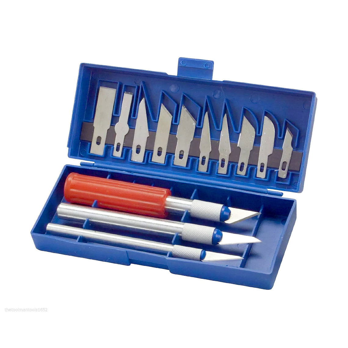 Set Bisturi Cuchillos Cartoneros Maqueteria 13 Pcs 1