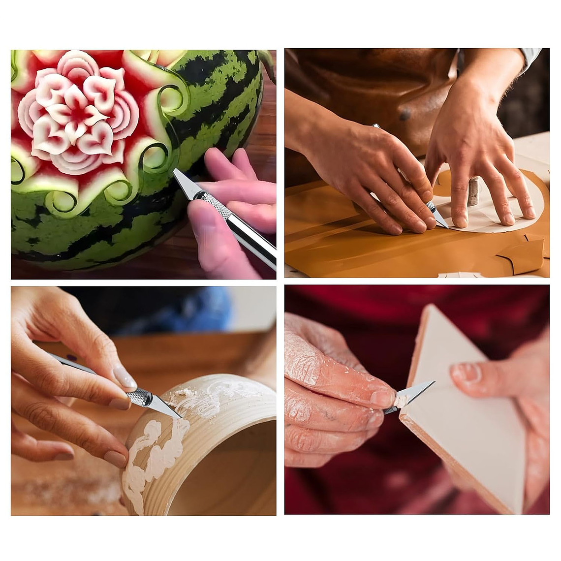 Set Bisturi Cuchillos Cartoneros Maqueteria 13 Pcs 4