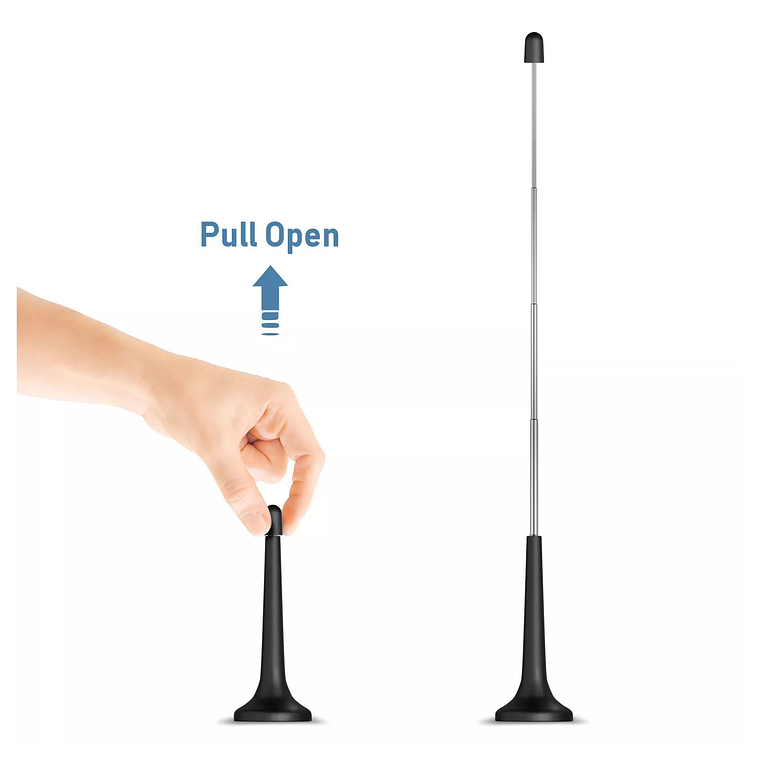 Mini Antena Digital Para Tv Base Magnética 4