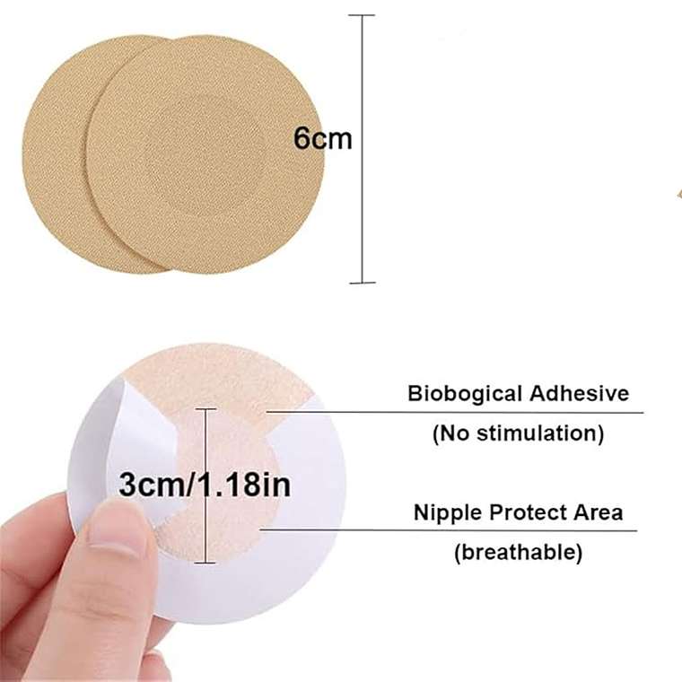 Pack X10 Cubre Pezón Parches Pezoneras Adhesivas 3