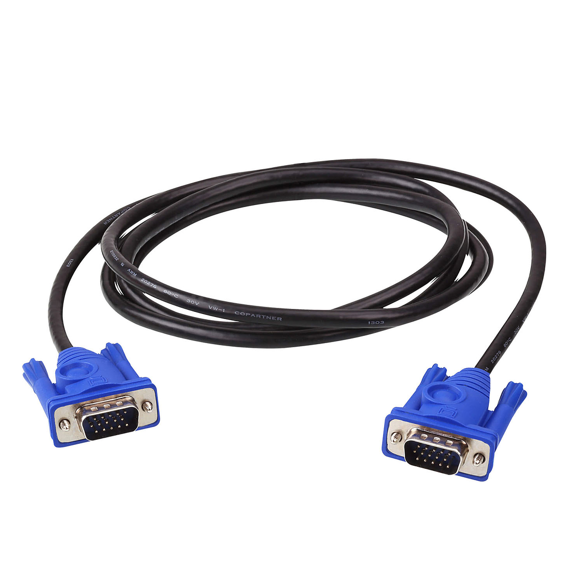 Cable Vga M - M Proyector Monitor Nucleos De Ferrita 1.5mts 1