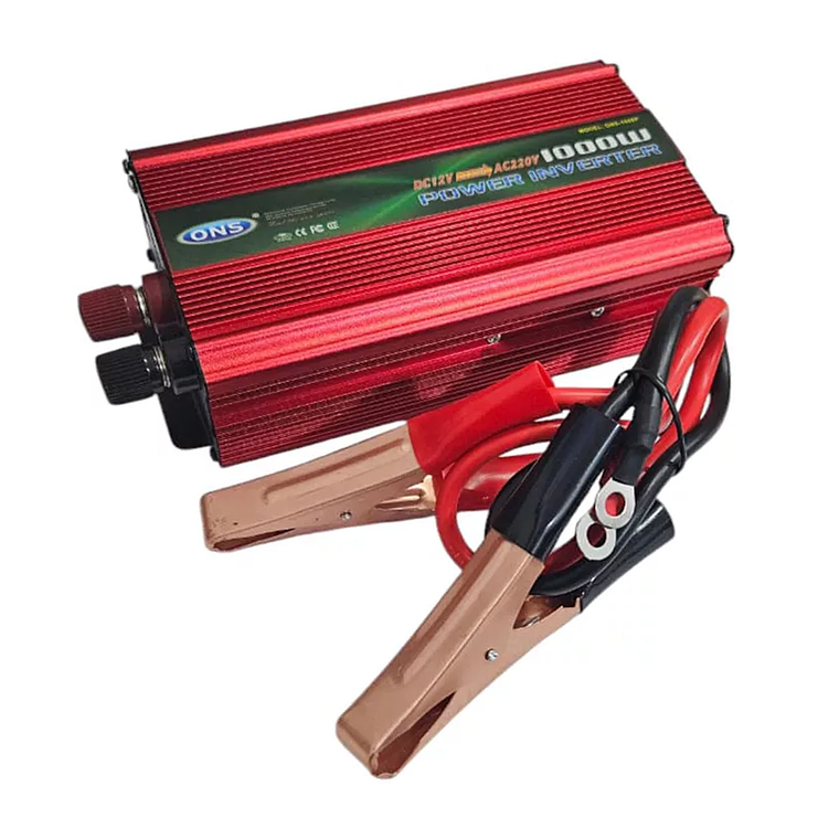 Inversor De Corriente Del Coche 1000w 12v A 220v Convertidor 1