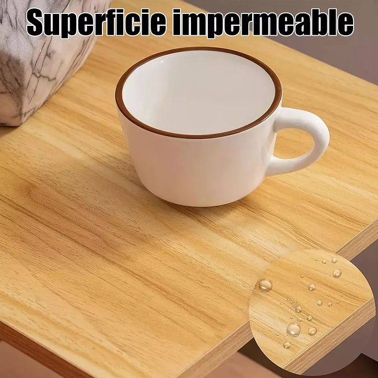 Mesa De Centro Minimalista Madera Sala De Estar Auxiliar Mesa 4