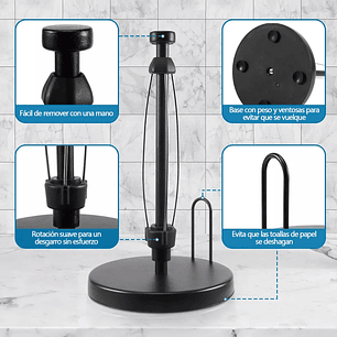 Soporte Para Toallas De Papel Con Trinquete Para Cocina