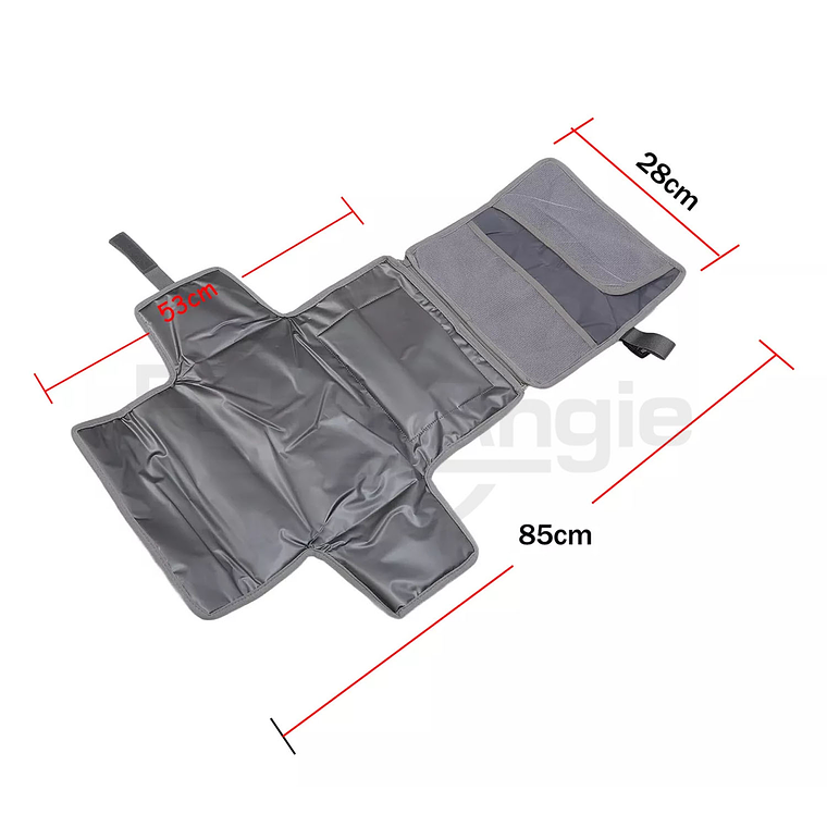 Cambiador Pañales Portátil Impermeable Bebé Mudador Plegable 4
