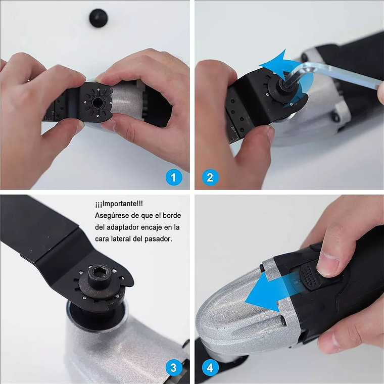 20 Hoja Oscilante Multifuncional Sierra Multiherramienta 4