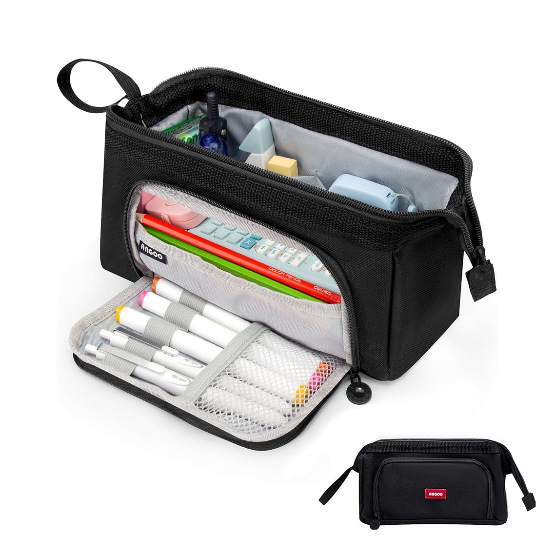 Estuche Para Lápices Gran Capacidad Doble Capa Organizador 1